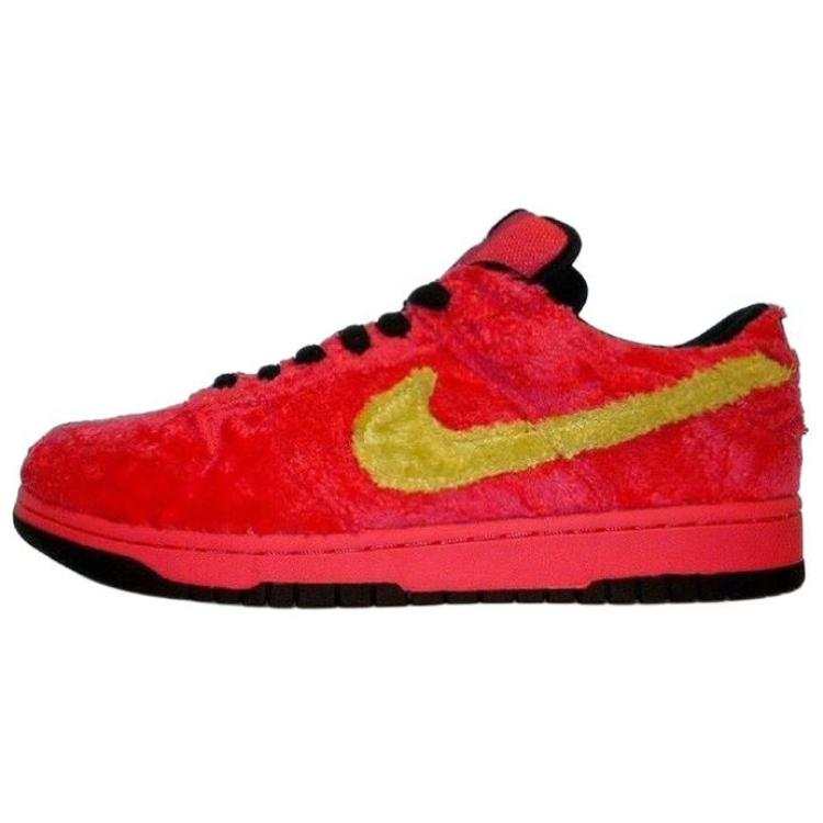 Nike Nike Dunk Slip Resistant Abrasion Resistant Low top Skateboard Shoes Unisex Red