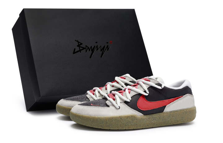 Nike Nike SB Force 58 811 Manufacturing, Aqua Wood Muse Red, Special Shoe Box Slip Resistant Abrasion Resistant