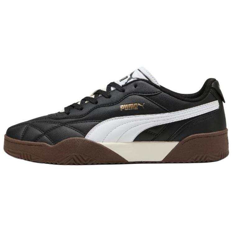 PUMA Tifosi Artificial Leather Low top Skateboard Shoes Unisex Black White