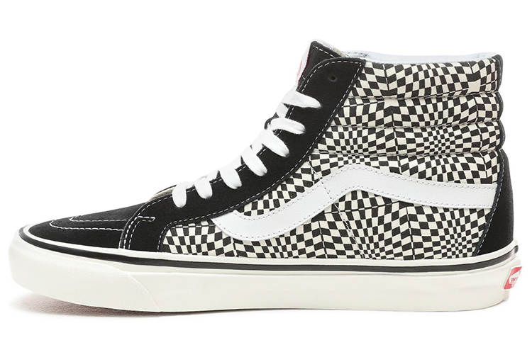 Vans Vans SK8 Hi 38 DX Warp Check-Black White