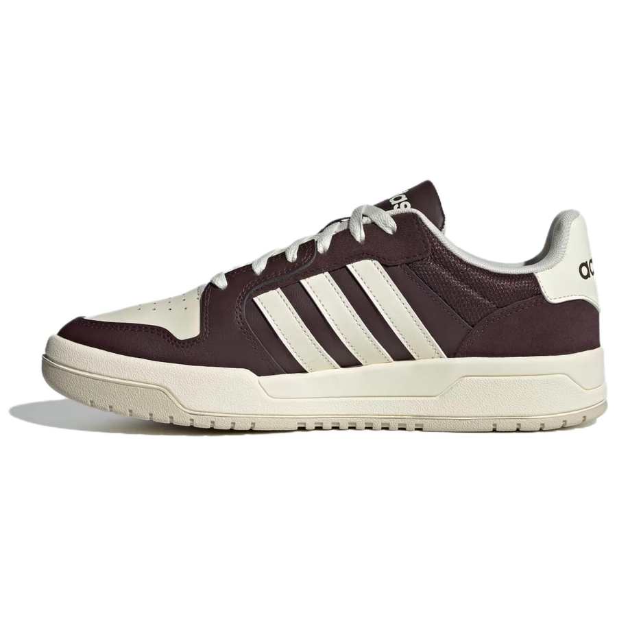 Adidas Neo Entrap Versatile Abrasion Resistant Low top Skateboard Shoes Unisex Brown White