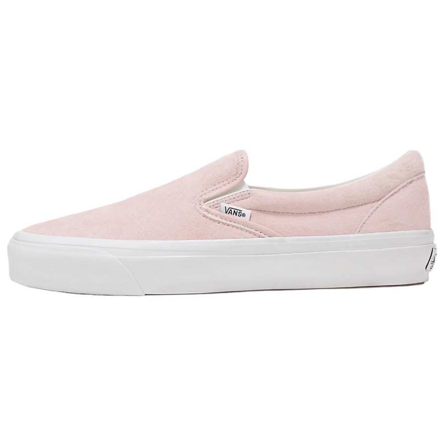 Vans CLASSIC SLIP on Comfortable Low top Skateboard Shoes Unisex Pink