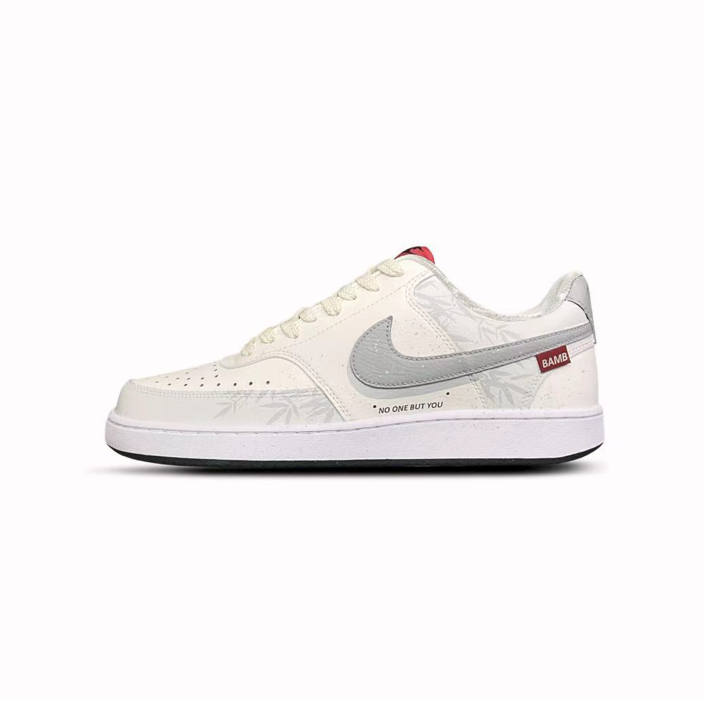 Nike Nike Court Vision 1 Tower Rabbit Abrasion Resistant Low top Skateboard Shoes Men's Light Gray
