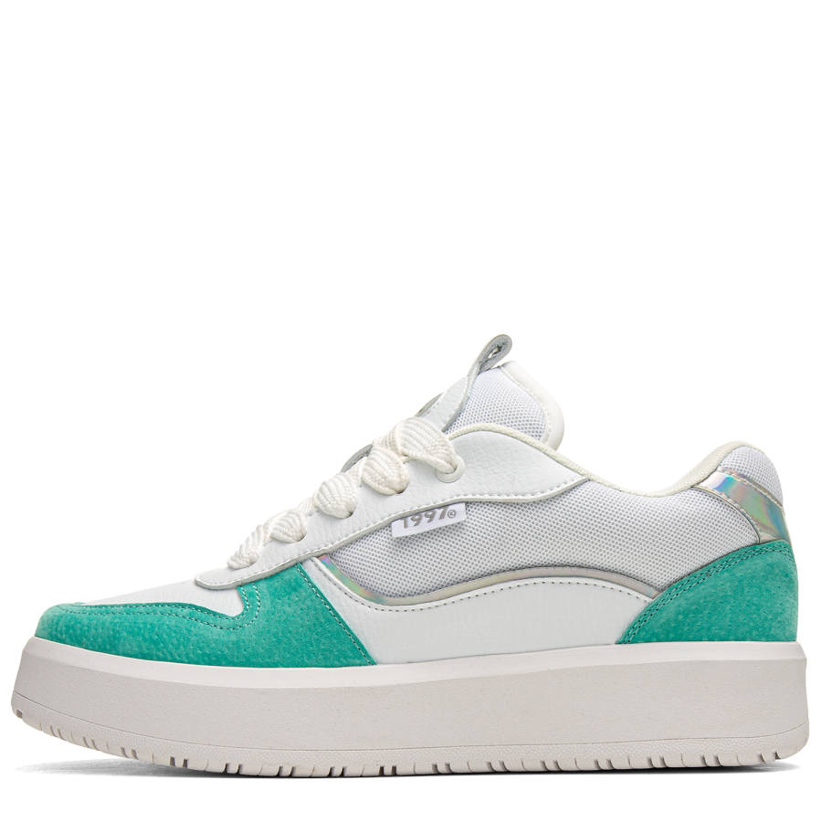 Youthloser Low top Skateboard Shoes Men's White Green
