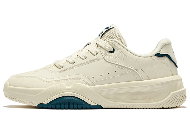 Erke Caramel Latte 2.0 Slip Resistant Abrasion Resistant Low top Skateboard Shoes Men's Cotton White Numbers Cyan