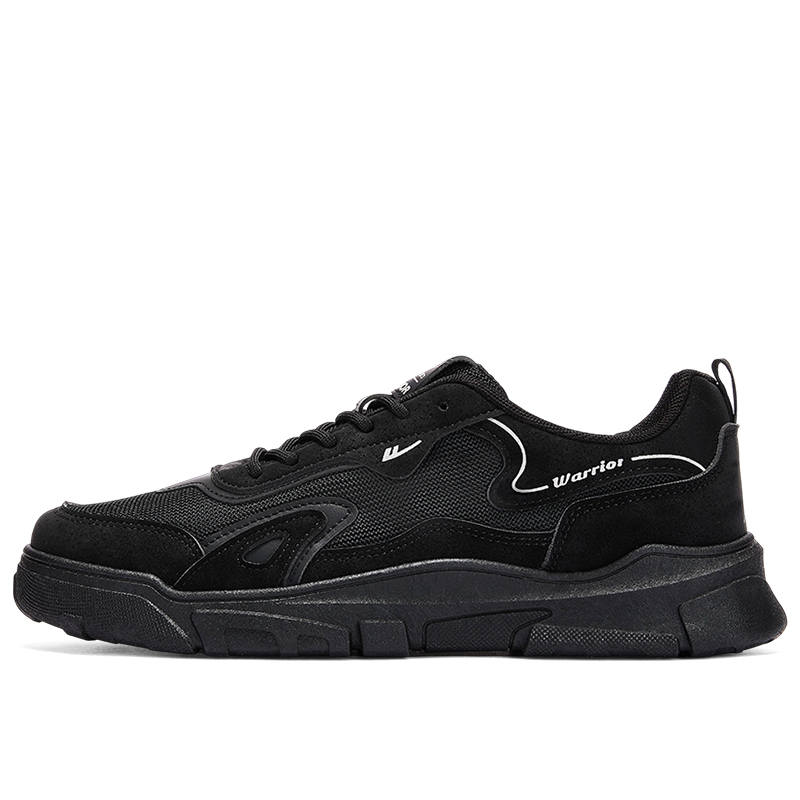 Warrior Breathable Mesh, Lightweight Comfortable, Slip Resistant, Abrasion Resistant, Low Top, Skateboard Shoes, Men's