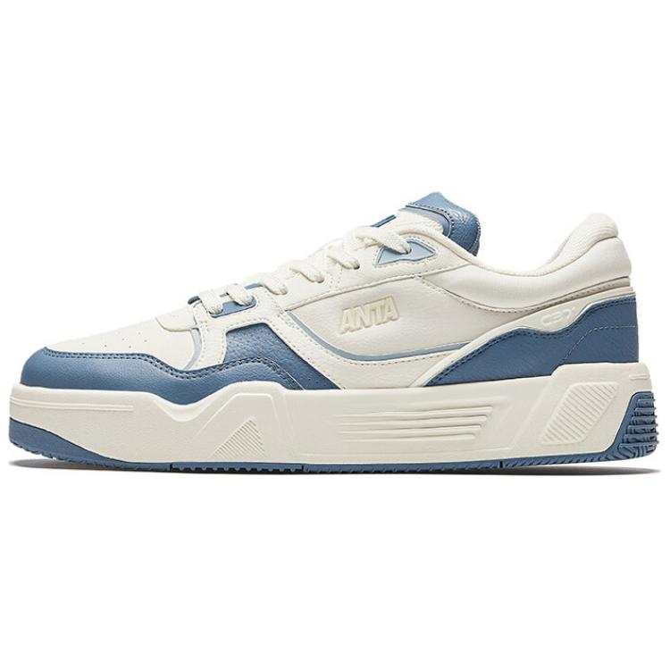 Anta Abrasion Resistant Low top Skateboard Shoes Men's Blue White