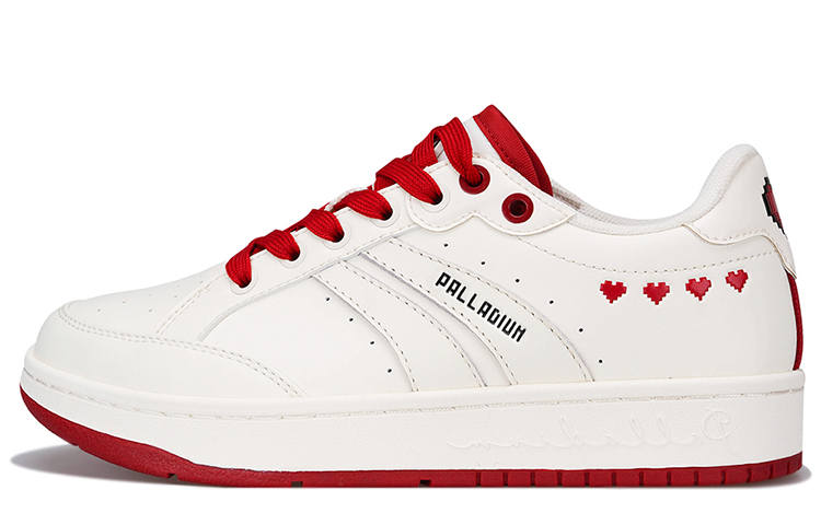 Palladium Slip Resistant Abrasion Resistant Slip Resistant Abrasion Resistant Low top Skateboard Shoes Men's White