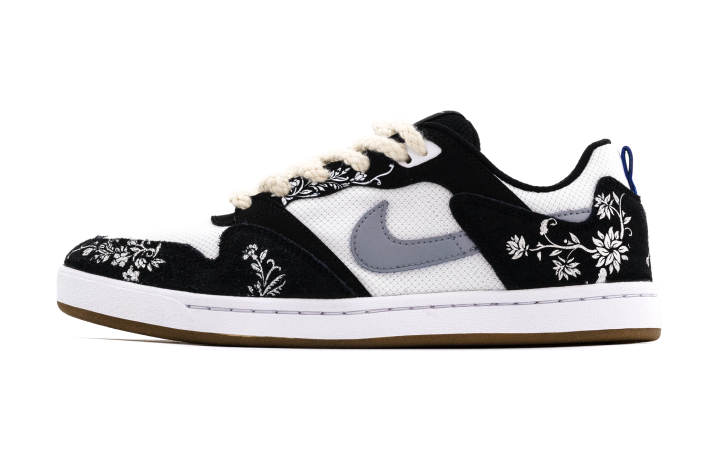 Nike Nike SB Alleyoop Abrasion Resistant Abrasion Resistant Low top Skateboard Shoes Men's Black White