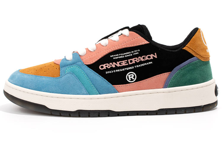 Ocai Orange Dragon x Ocai Low top Skateboard Shoes Unisex Macaron Color