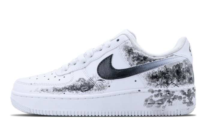 Nike Nike Air Force 1 Slip Resistant, Abrasion Resistant, Lightweight Low top Skateboard Shoes Men's Black White