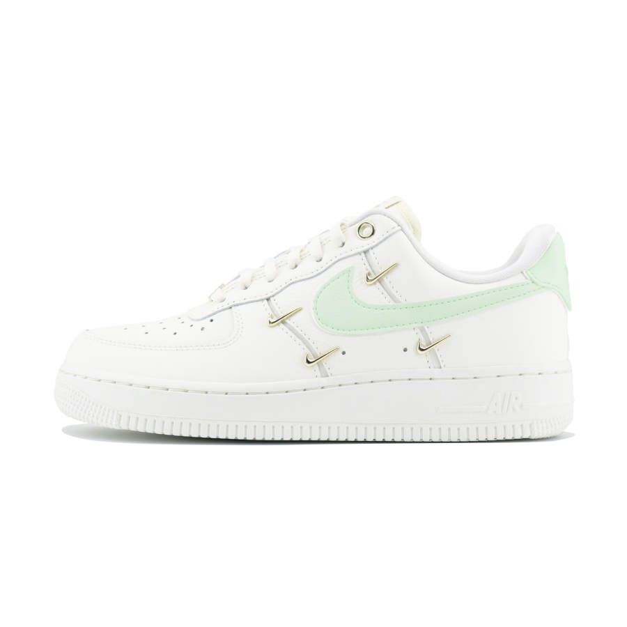 Nike Nike Air Force 1 Slip Resistant, Abrasion Resistant, Lightweight Low top Skateboard Shoes Women's White Green