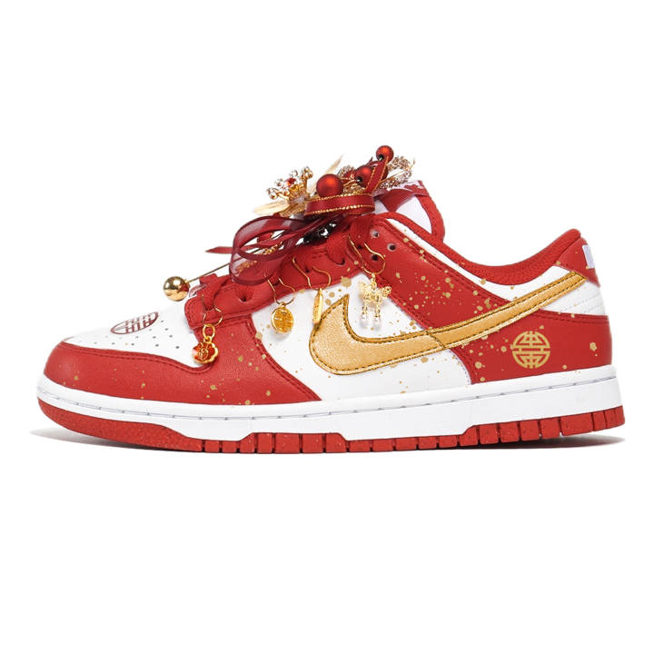 Nike Nike Dunk Low Next Nature'St.John's' Low top Skateboard Shoes Unisex Red