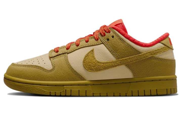 Nike Nike Dunk Low Bronzine Sesame Picante Red Women's
