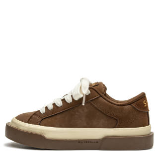 YUANBO Microfiber Leather Abrasion Resistant Abrasion Resistant Low top Skateboard Shoes Women's Brown
