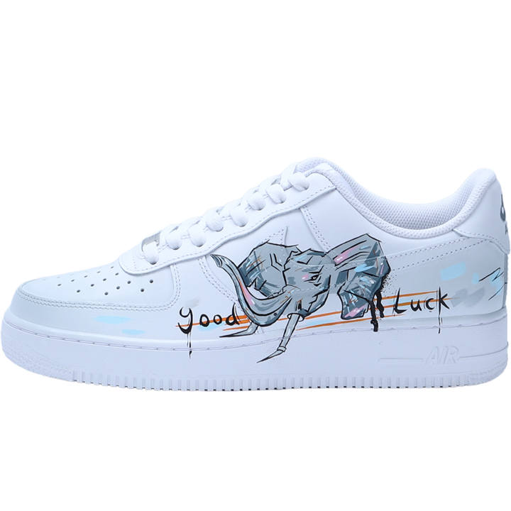Nike Nike Air Force 1 Low top Skateboard Shoes Men's White