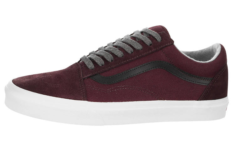 Vans Old Skool Casual Low Tops Skateboarding Shoes Unisex Red