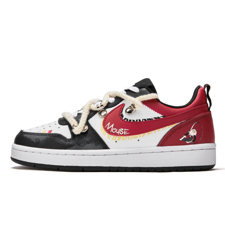 Nike Nike Court Borough Skateboard Shoes Women's Low Top Black/Red
