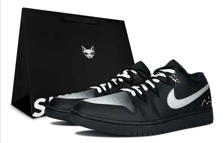Jordan Jordan Air Jordan 1 Moonlit, Shimmery Kitten, Gift Enjoyment Abrasion Resistant Abrasion Resistant Low top