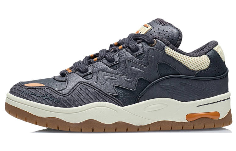 Li-Ning Li Ning CF Tracing The One Soft And Comfortable Low top Skateboard Shoes Men's Ebony Black Color