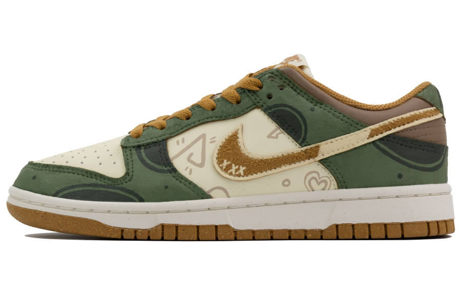 Nike Nike Dunk Low Dream Shadows In Floating Life Abrasion Resistant Slip Resistant Low top Skateboard Shoes Unisex Jasper