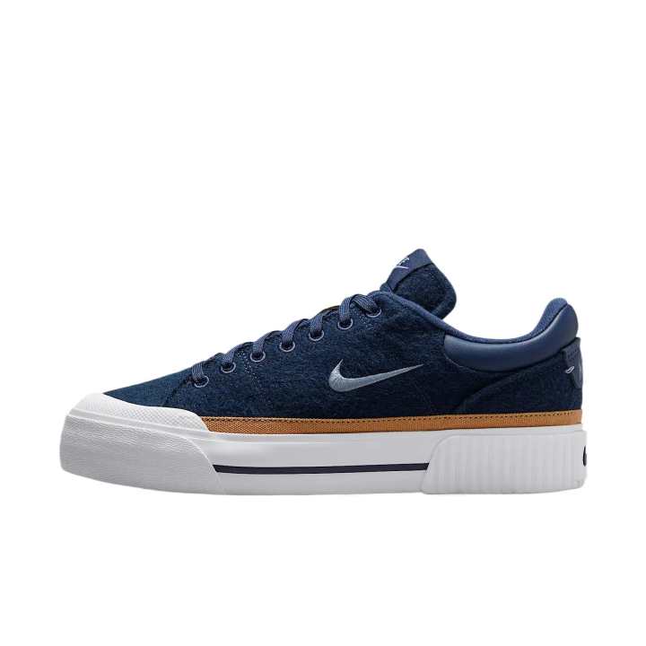 Nike Nike Court Legacy Lift Midnight Navy Flax White Women's
