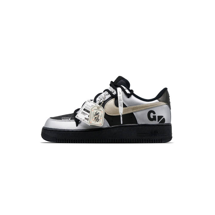 Nike Nike Air Force 1 Mercury Pouring, Black Warrior Slip Resistant Abrasion Resistant Slip Resistant Abrasion Resistant