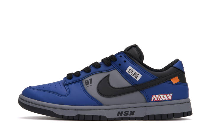 Nike Nike Dunk 'Payback' Low top Skateboard Shoes Men's Gray Blue Black
