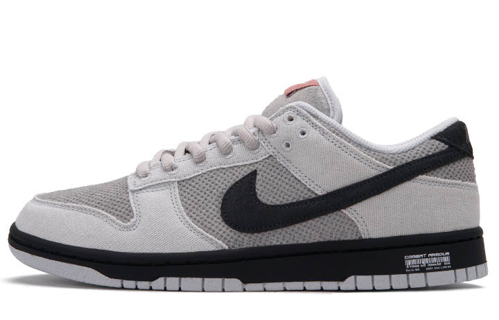 Nike Nike Dunk Abrasion Resistant Abrasion Resistant Low top Skateboard Shoes Unisex Black Gray