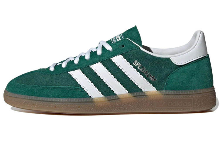 Adidas Originals HANDBALL SPEZIAL Suede Slip Resistant Abrasion Resistant Low top Skateboard Shoes Men's Green