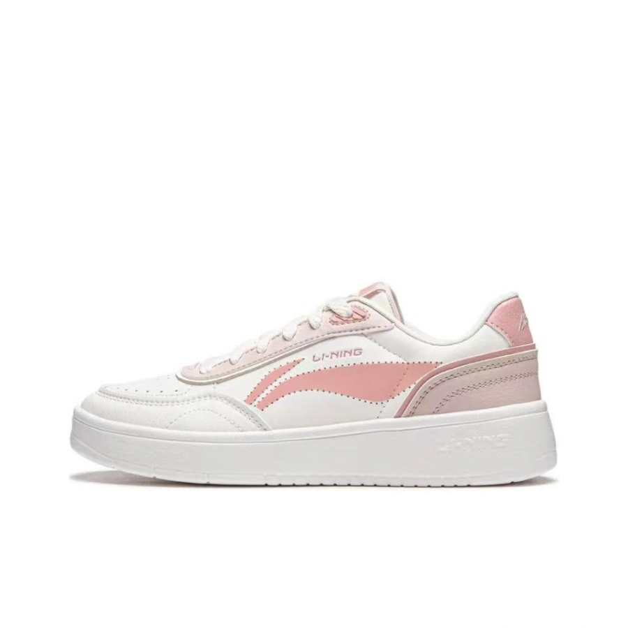 Li-Ning Li Ning Sourdough Slip Resistant Abrasion Resistant Low top Skateboard Shoes Women's White