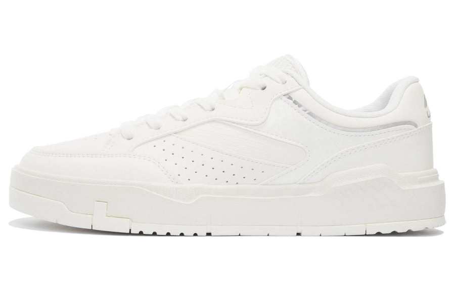 Li-Ning Li Ning Slip Resistant, Abrasion Resistant, Lightweight Low top Skateboard Shoes Men's White