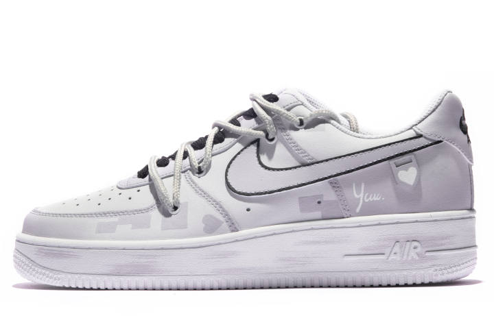 Nike Nike Air Force 1 Skateboard Shoes Men's Light Purple Black