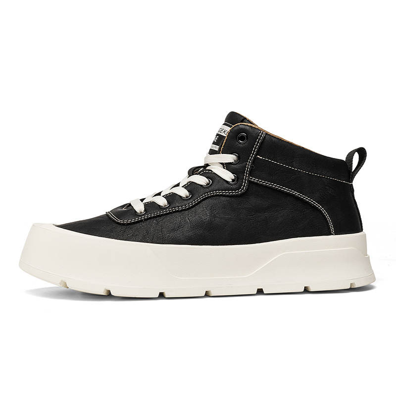 BAOZAOGONGYANG Slip Resistant, Abrasion Resistant, Lightweight High top Skateboard Shoes Men's