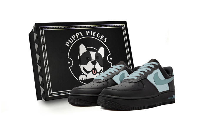 Nike Nike Air Force 1 Casual, Special Shoe Box, Xia Milk Tea Low top Skateboard Shoes Unisex Black