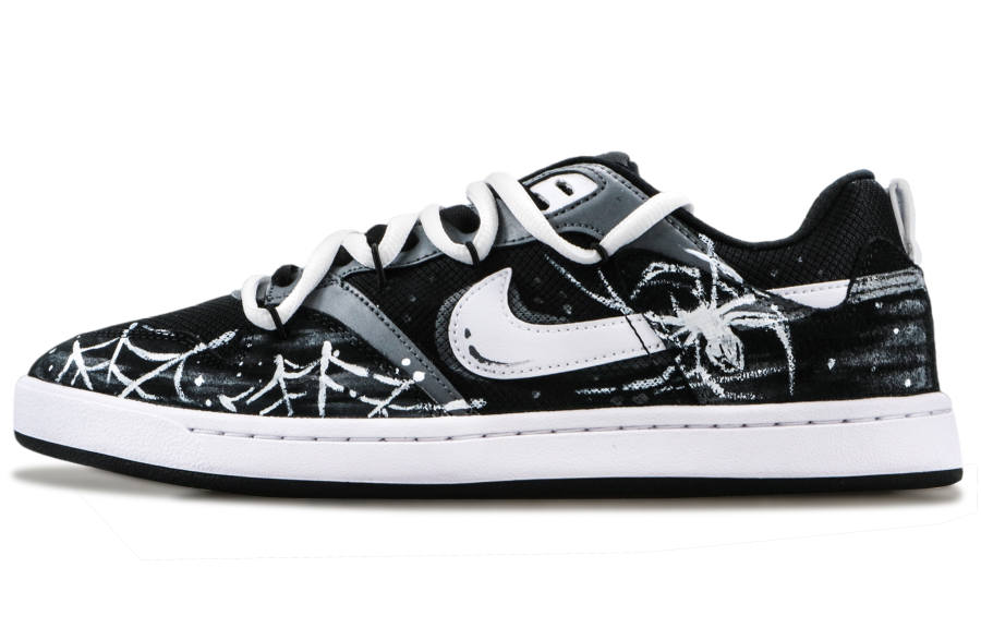 Nike Nike SB Alleyoop Mystic Spider Tracks Fashion Slip Resistant Abrasion Resistant Low top Skateboard Shoes Unisex Black