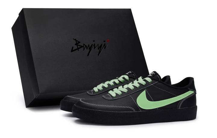 Nike Nike Killshot 2 Quick Dry Impact Resistance Low top Skateboard Shoes Unisex Black Green