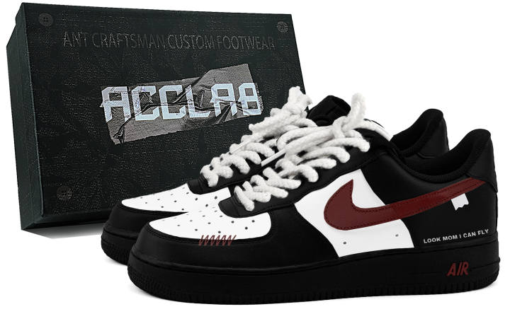 Nike Nike Air Force 1 07 Synthetic Leather Abrasion Resistant Height Increasing Low top Skateboard Shoes Unisex Black White