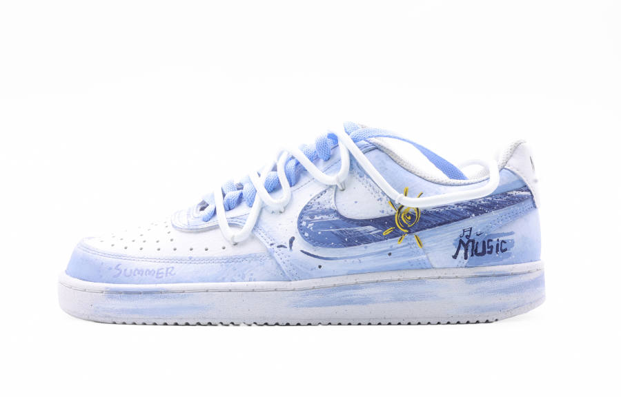 Nike Nike Court Sunrise On The Sea Slip Resistant Abrasion Resistant Low top Skateboard Shoes Unisex