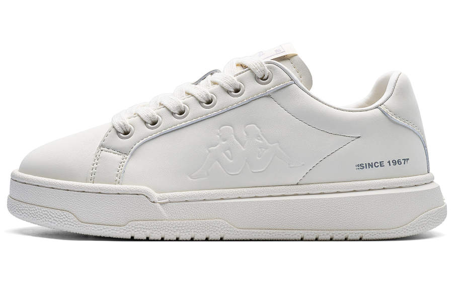Kappa Slip Resistant Abrasion Resistant Slip Resistant Abrasion Resistant Low top Skateboard Shoes Women's Winter White