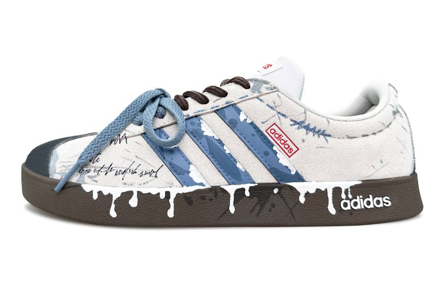 Adidas Adidas Under Mount Fuji Slip Resistant, Abrasion Resistant, Lightweight Low top Skateboard Shoes Unisex Blue White