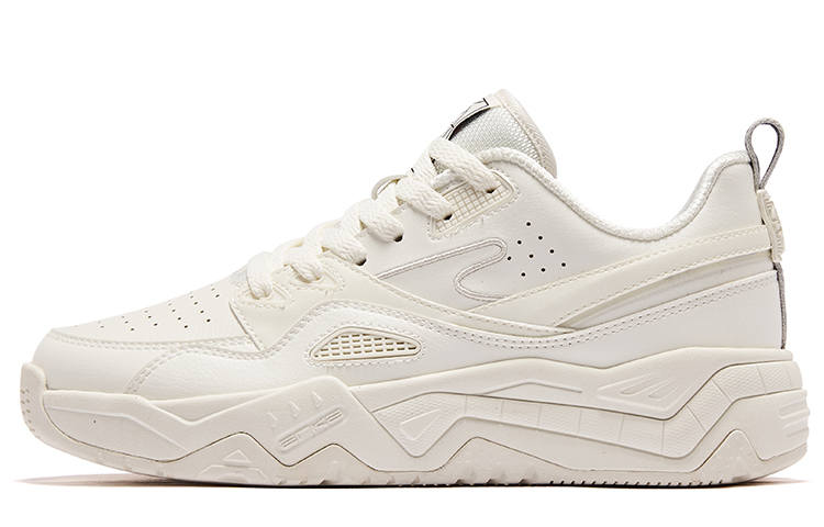 Erke Broken Hair Low top Skateboard Shoes Women's White