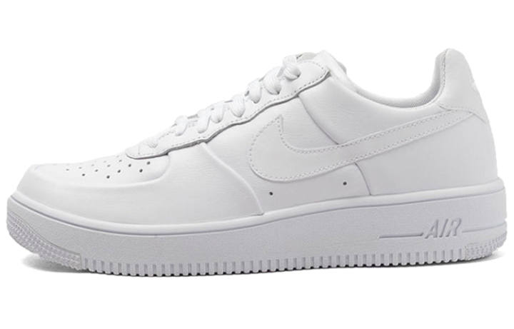 Nike Nike Air Force 1 Ultra Leather Super Light Low top Skateboard Shoes Unisex White