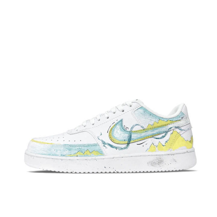 Nike Nike Court Vision Morning Glow Manufacturing, Emerald Snake Radiance Leather