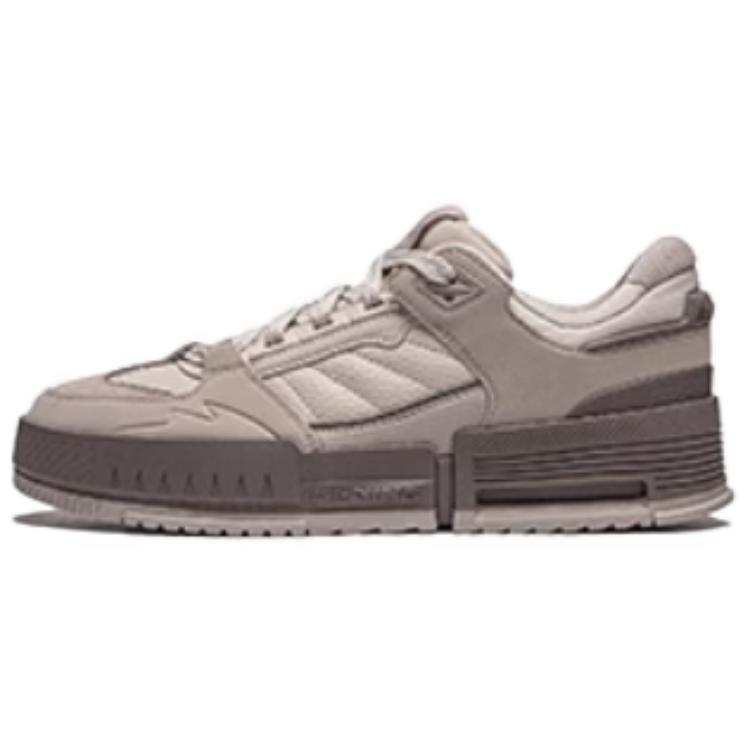 Li-Ning Li Ning Inner Side Cushioning Abrasion Resistant Lightweight Breathable Low top Skateboard Shoes Men's Gray
