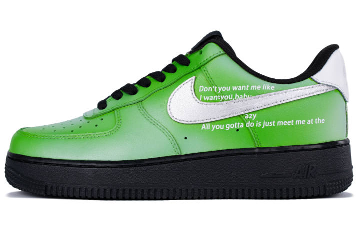 Nike Nike Air Force 1 Green Light BLL Low top Skateboard Shoes Unisex Light Green