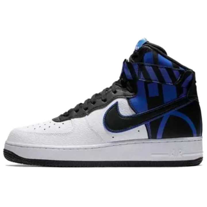 Nike Nike Air Force 1 High Force Logo White Black Royal