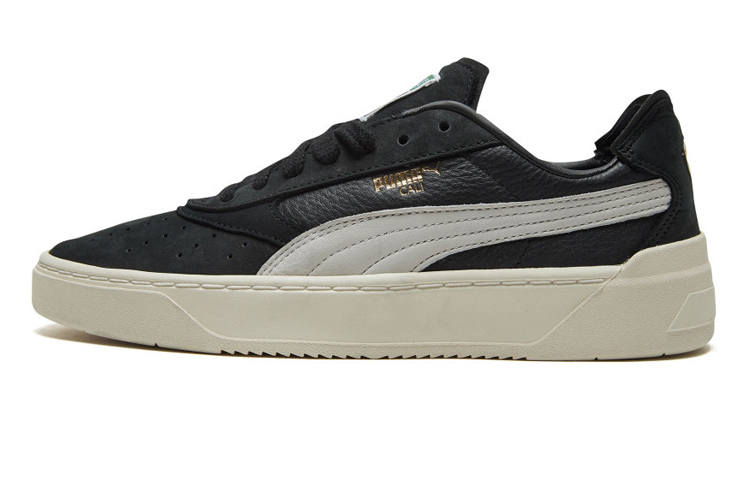 PUMA Cali 0 Vintage Low Tops Casual Skateboarding Shoes Unisex Black