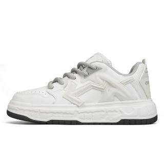 OFF-WIERAH OFF WIERAH Abrasion Resistant, Lightweight, Balanced Low top Skateboard Shoes Unisex White