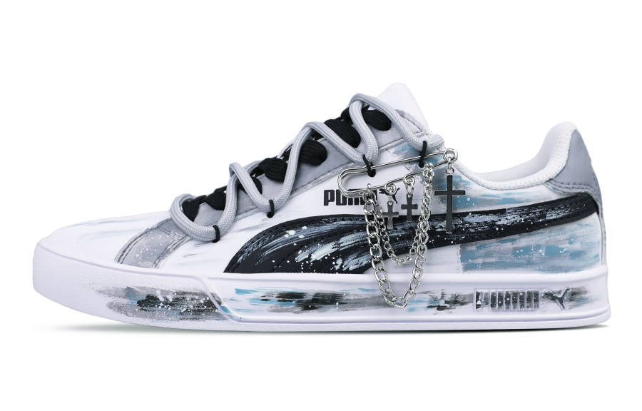 PUMA Smash Vulc Coverage Abrasion Resistant Lightweight Low top Skateboard Shoes Unisex